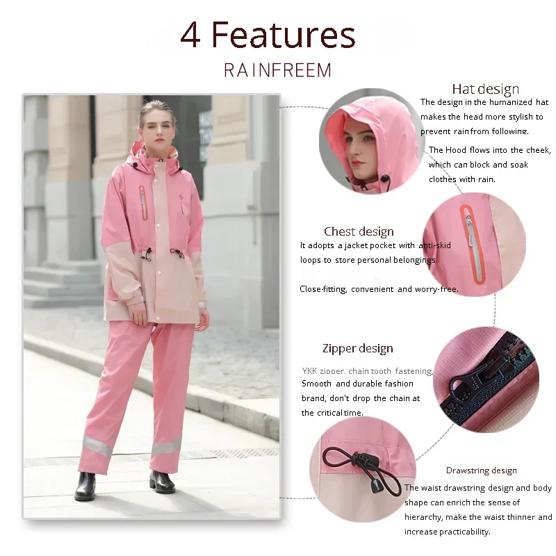 Gescheiden regenpak (jas en br - Fishing Rain Suit recensie en prijs