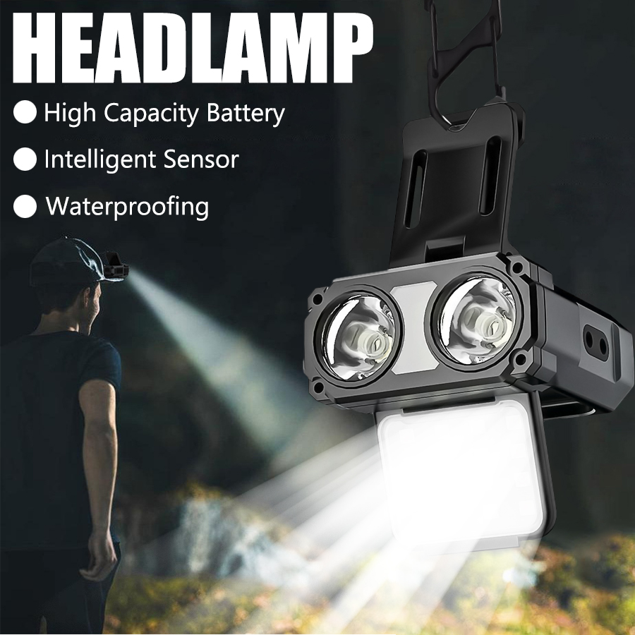 Sensor COB LED-koplamp Cap Cli - Fishing Hat recensie en prijs